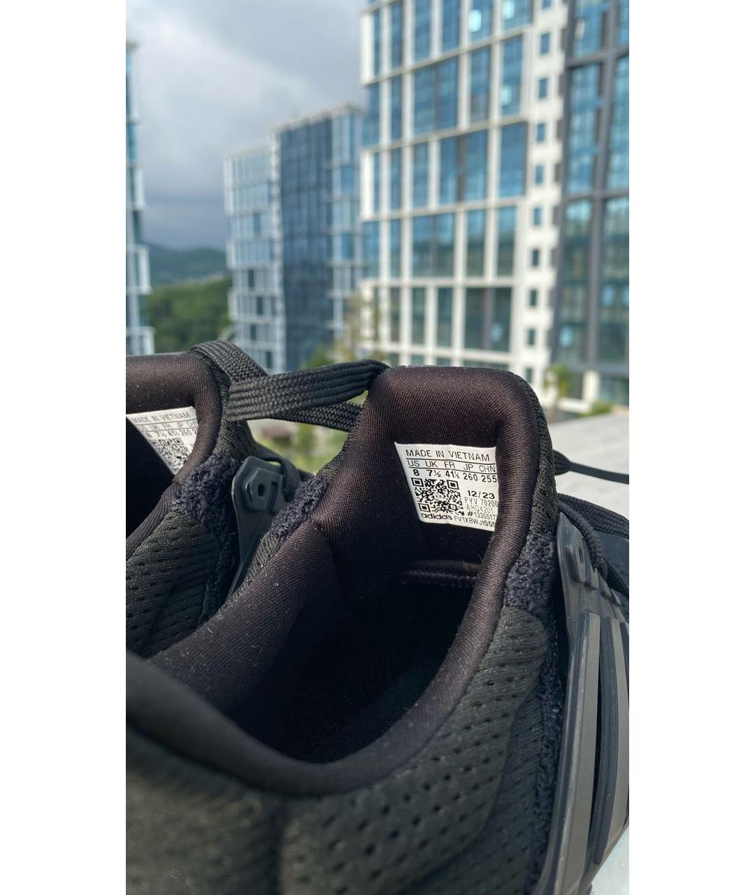 ADIDAS Черные текстильные кроссовки, фото 7