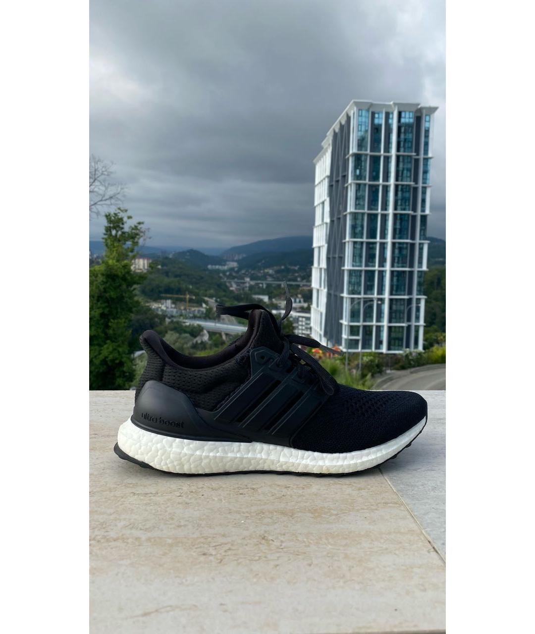 ADIDAS Черные текстильные кроссовки, фото 9