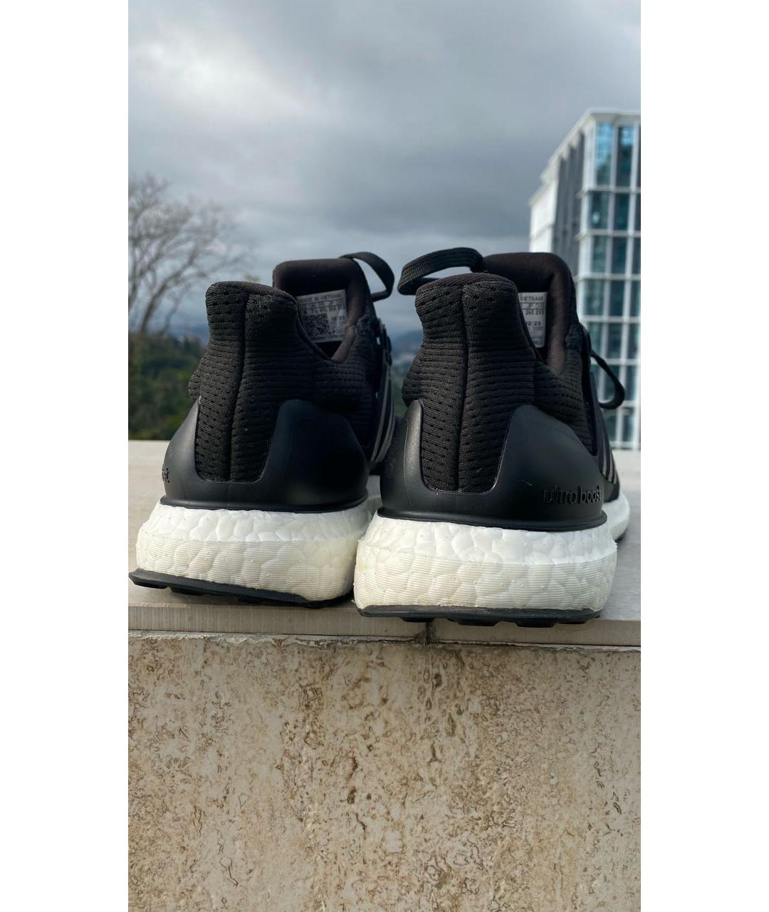 ADIDAS Черные текстильные кроссовки, фото 4