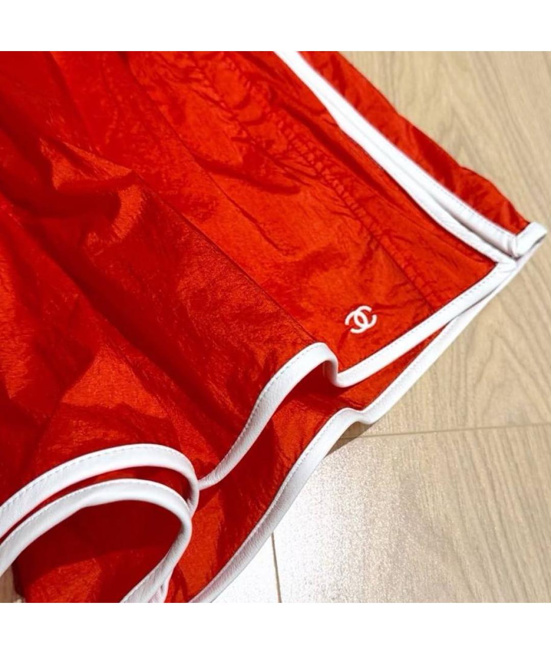CHANEL Красные шорты, фото 3