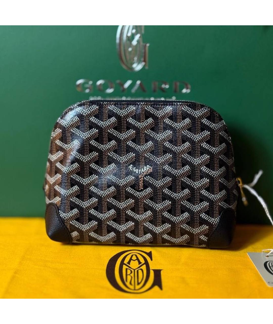 GOYARD Черная косметичка, фото 5