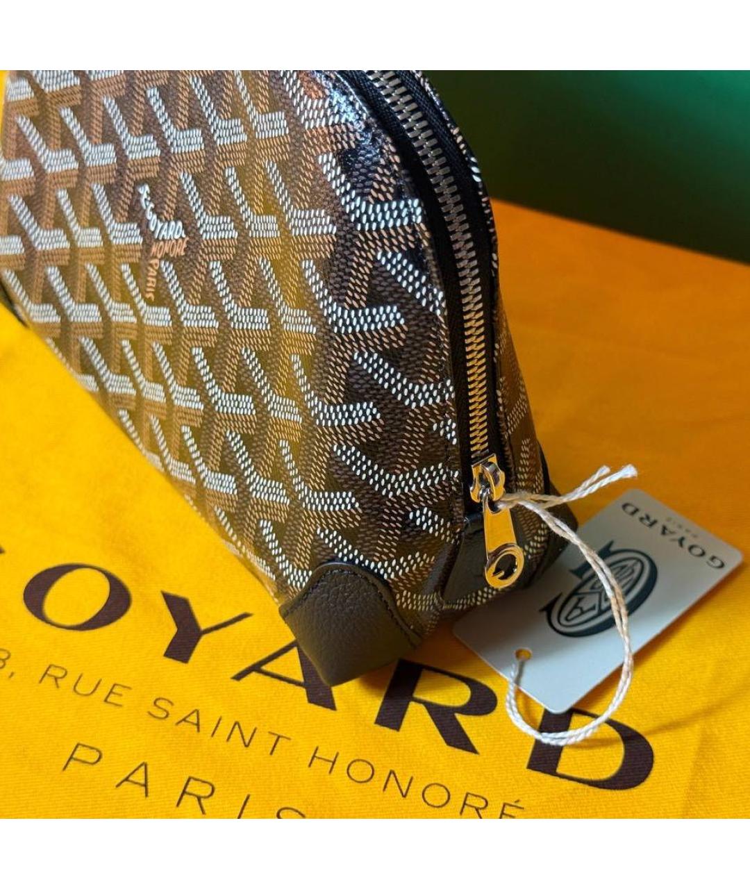 GOYARD Черная косметичка, фото 3