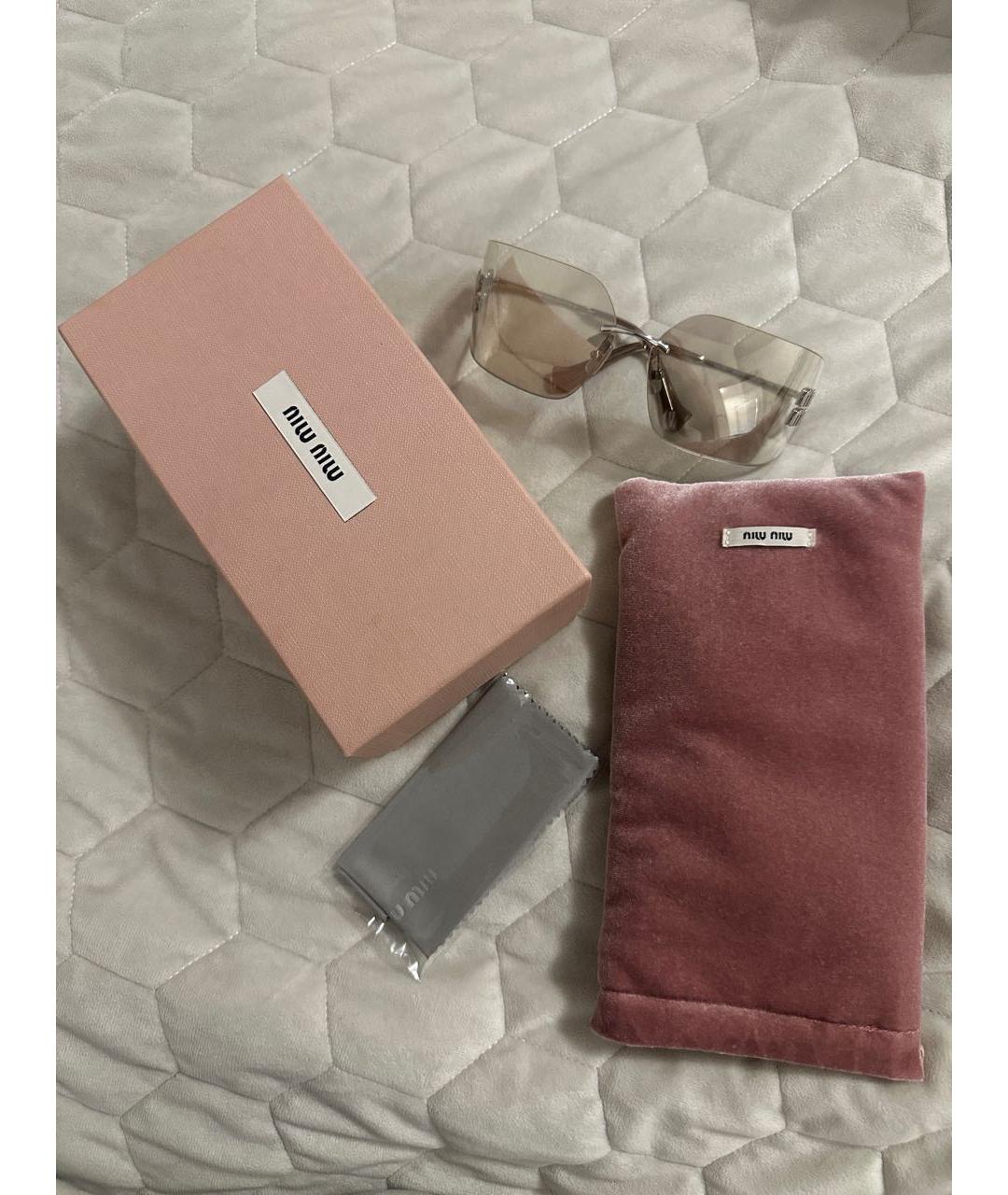 MIU MIU Антрацитовые солнцезащитные очки, фото 4