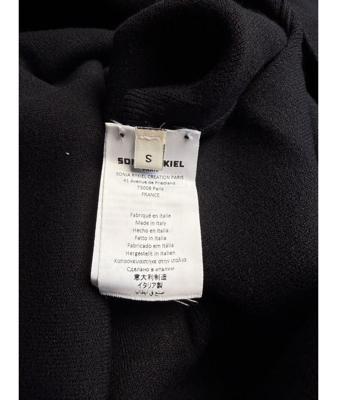 SONIA RYKIEL Черная вискозная юбка макси, фото 7