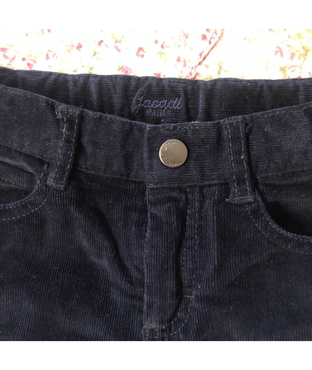 JACADI Темно-синие бархатные брюки и шорты, фото 5