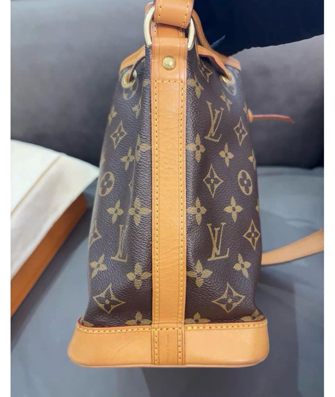 LOUIS VUITTON Коричневая сумка через плечо из канвы, фото 3