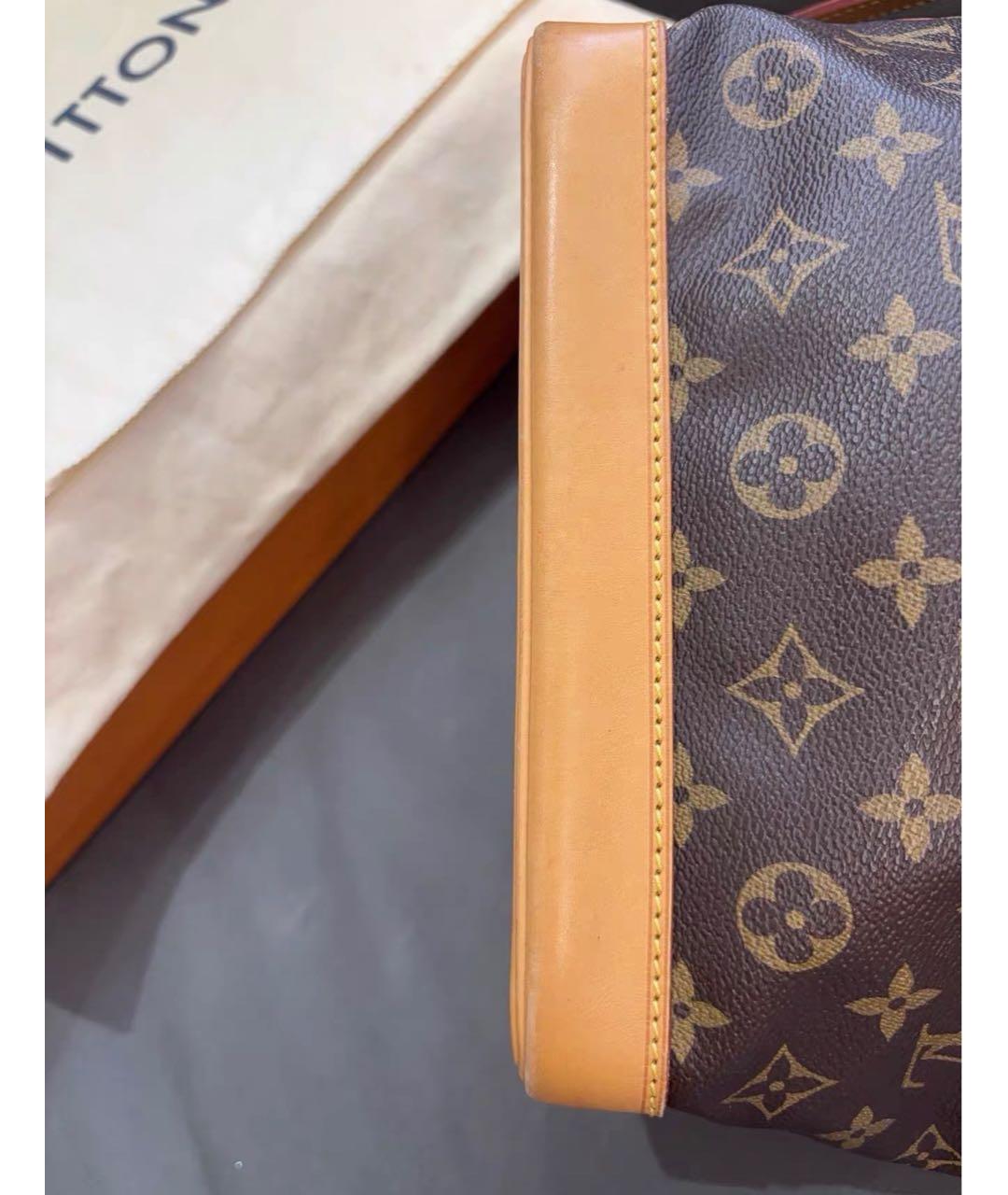 LOUIS VUITTON Коричневая сумка через плечо из канвы, фото 7