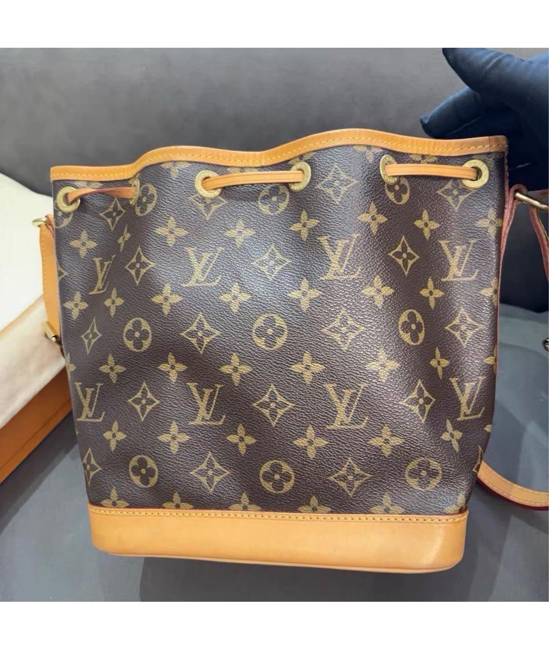 LOUIS VUITTON Коричневая сумка через плечо из канвы, фото 2