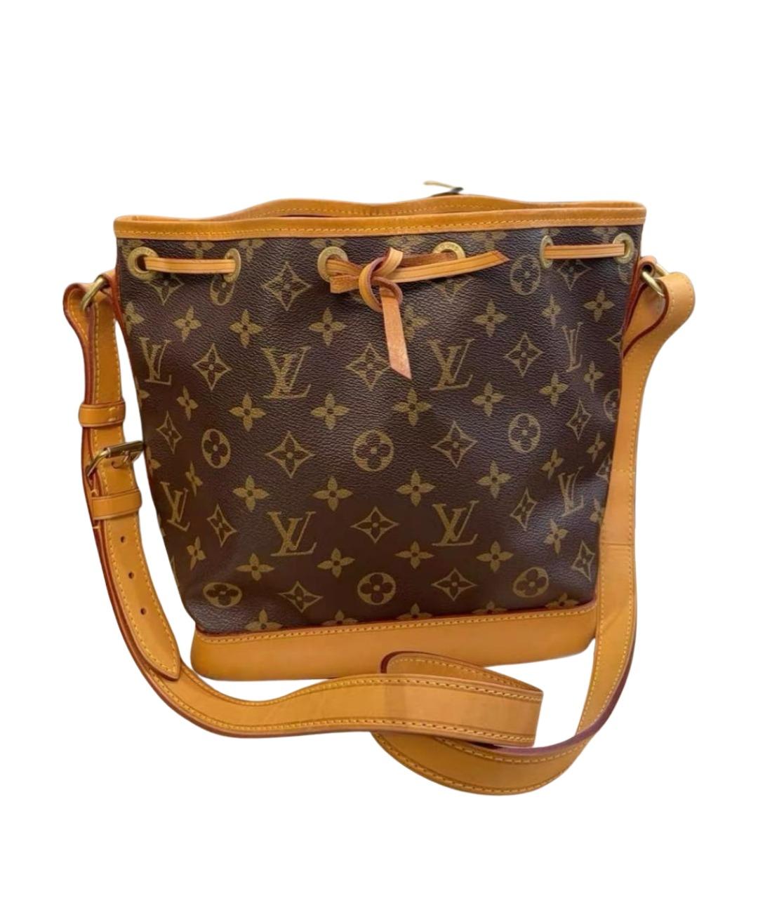 LOUIS VUITTON Коричневая сумка через плечо из канвы, фото 1