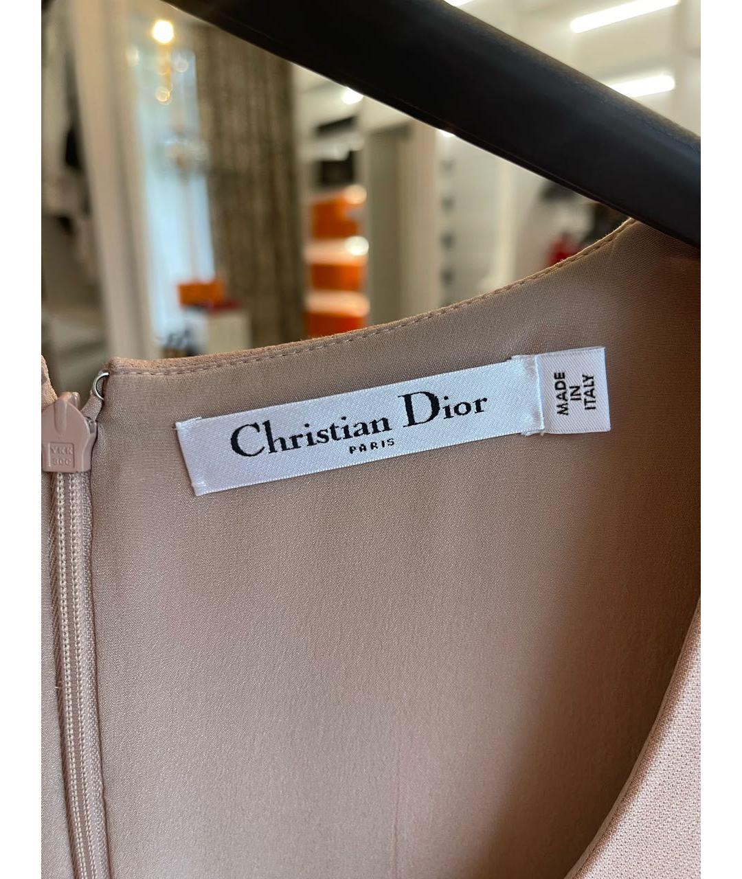 CHRISTIAN DIOR Коралловое коктейльное платье, фото 3