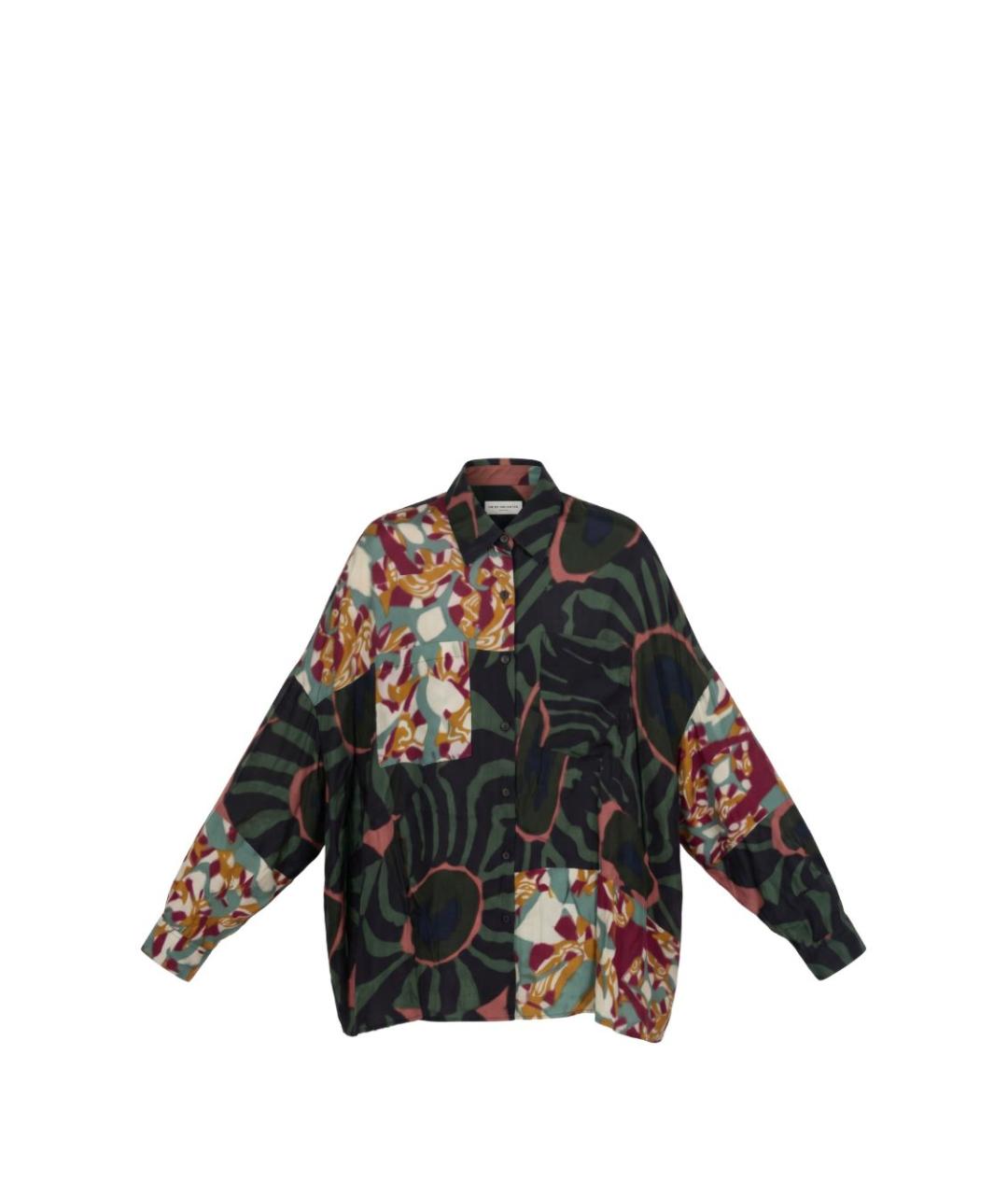 DRIES VAN NOTEN Мульти вискозная рубашка, фото 3