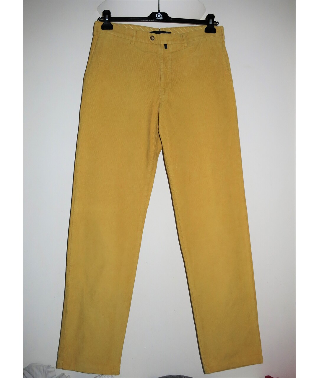 BORSALINO Желтые хлопковые повседневные брюки, фото 9