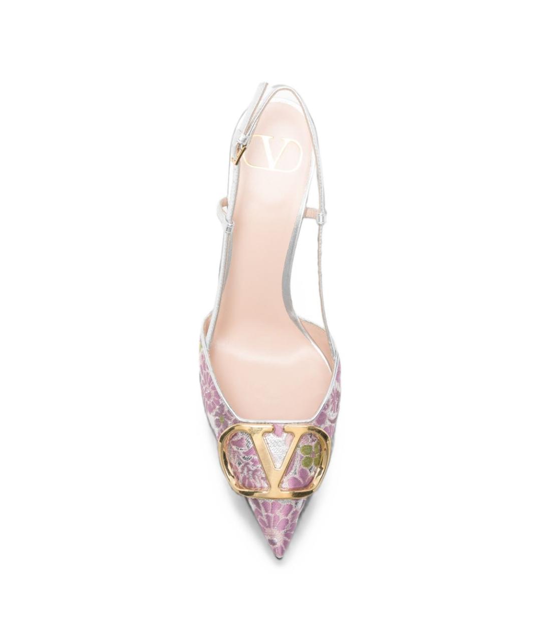 VALENTINO Мульти текстильные туфли, фото 3