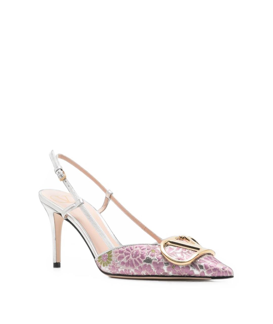 VALENTINO Мульти текстильные туфли, фото 4