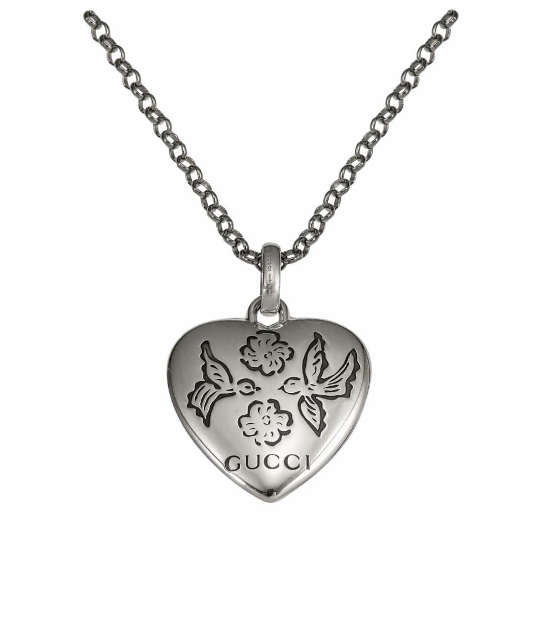 GUCCI Серебряная серебряная подвеска, фото 1