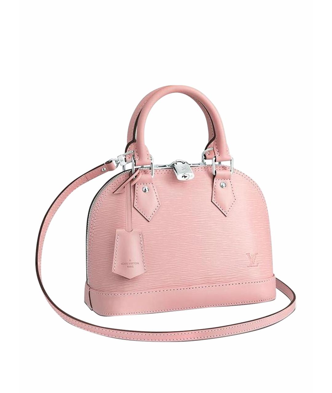 LOUIS VUITTON Розовая кожаная сумка через плечо, фото 1