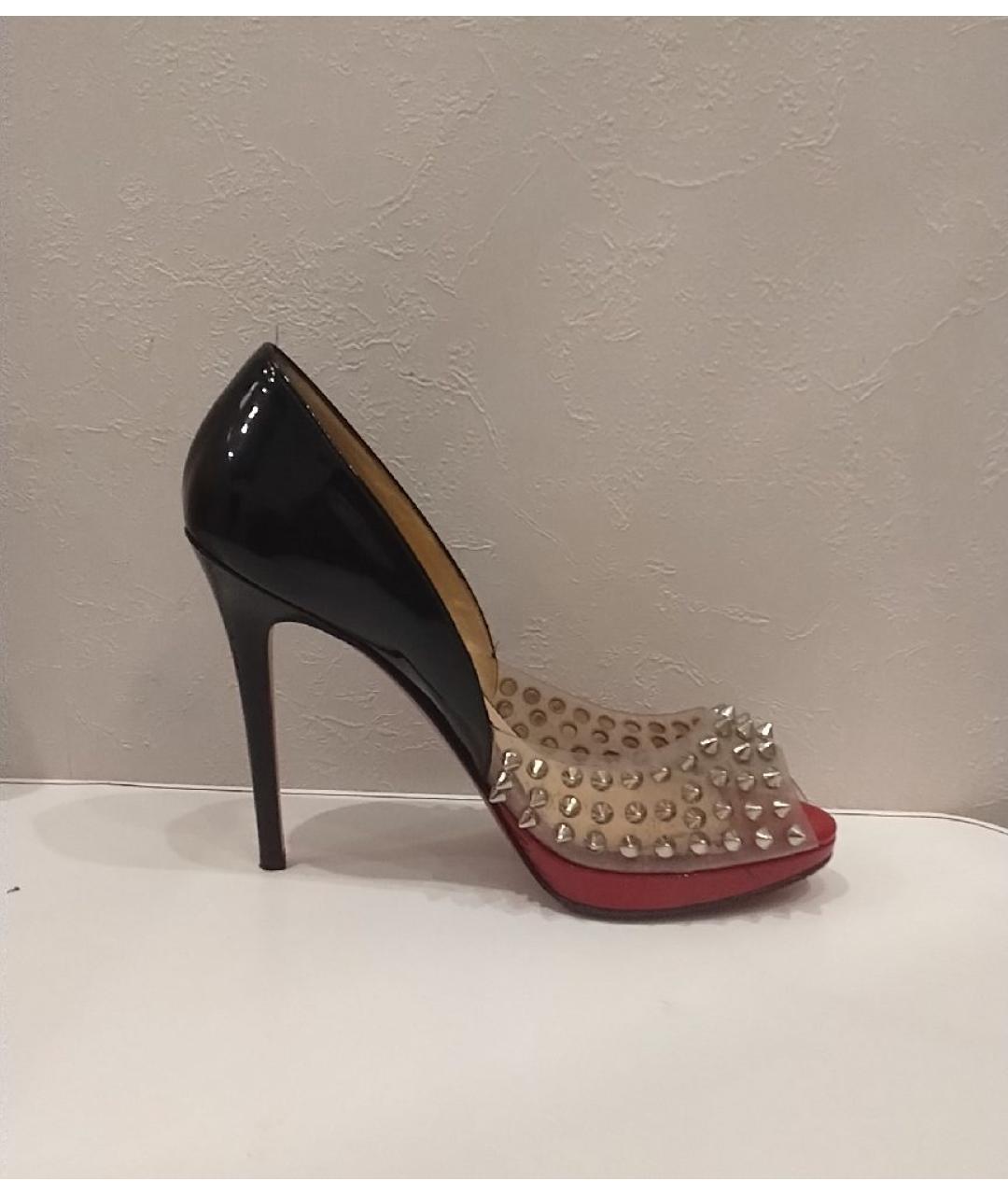 CHRISTIAN LOUBOUTIN Черные туфли из лакированной кожи, фото 8