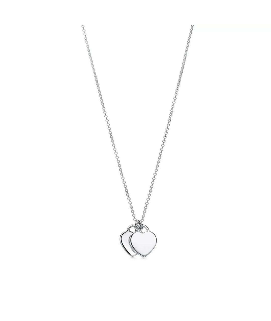 TIFFANY&CO Розовая серебряная подвеска, фото 2