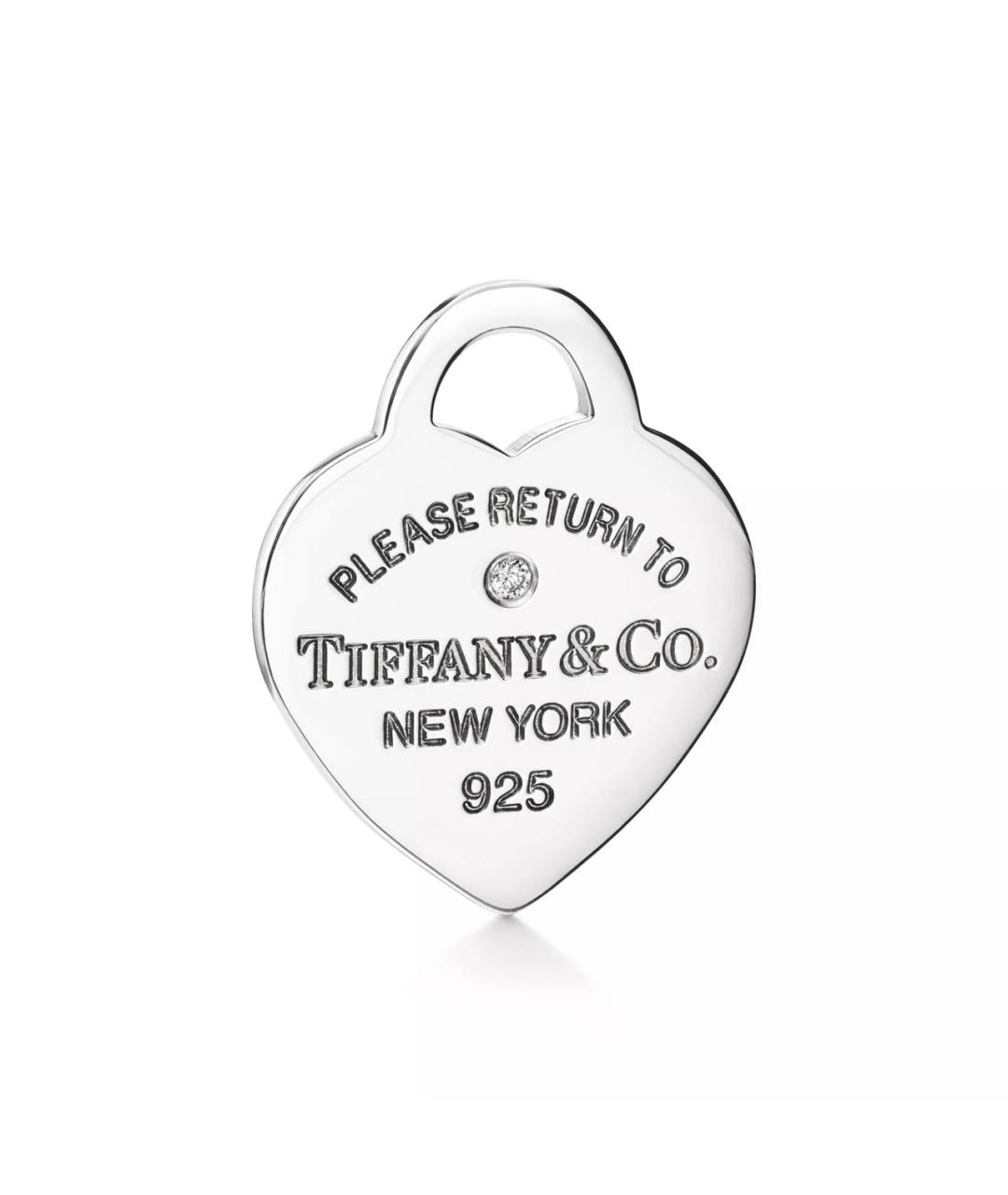 TIFFANY&CO Бирюзовая серебряная подвеска, фото 5