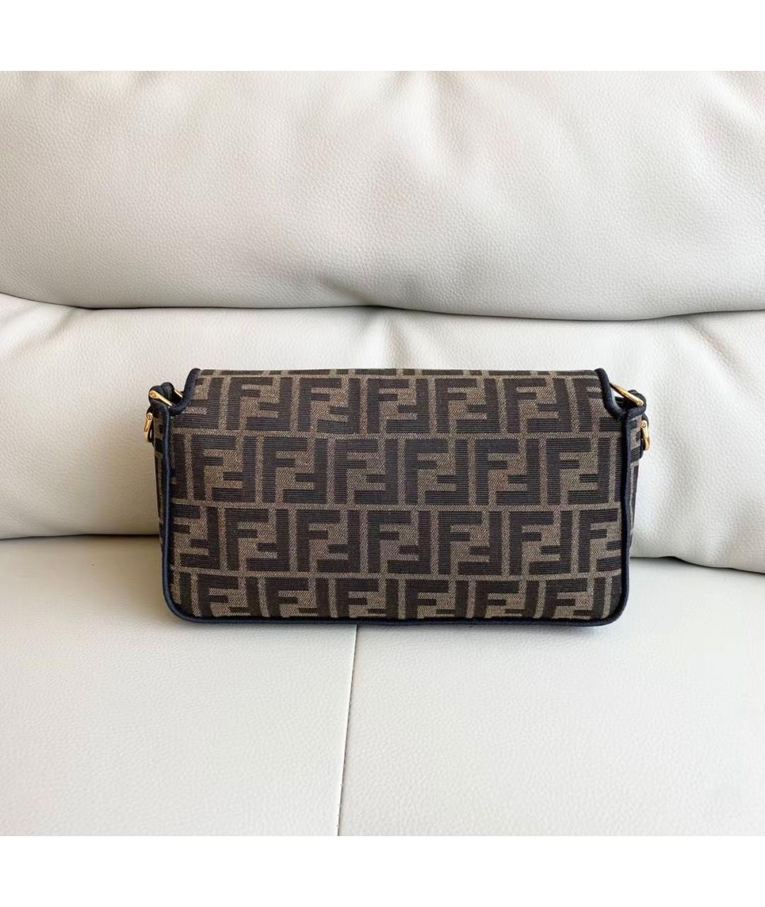 FENDI Коричневая сумка через плечо, фото 4