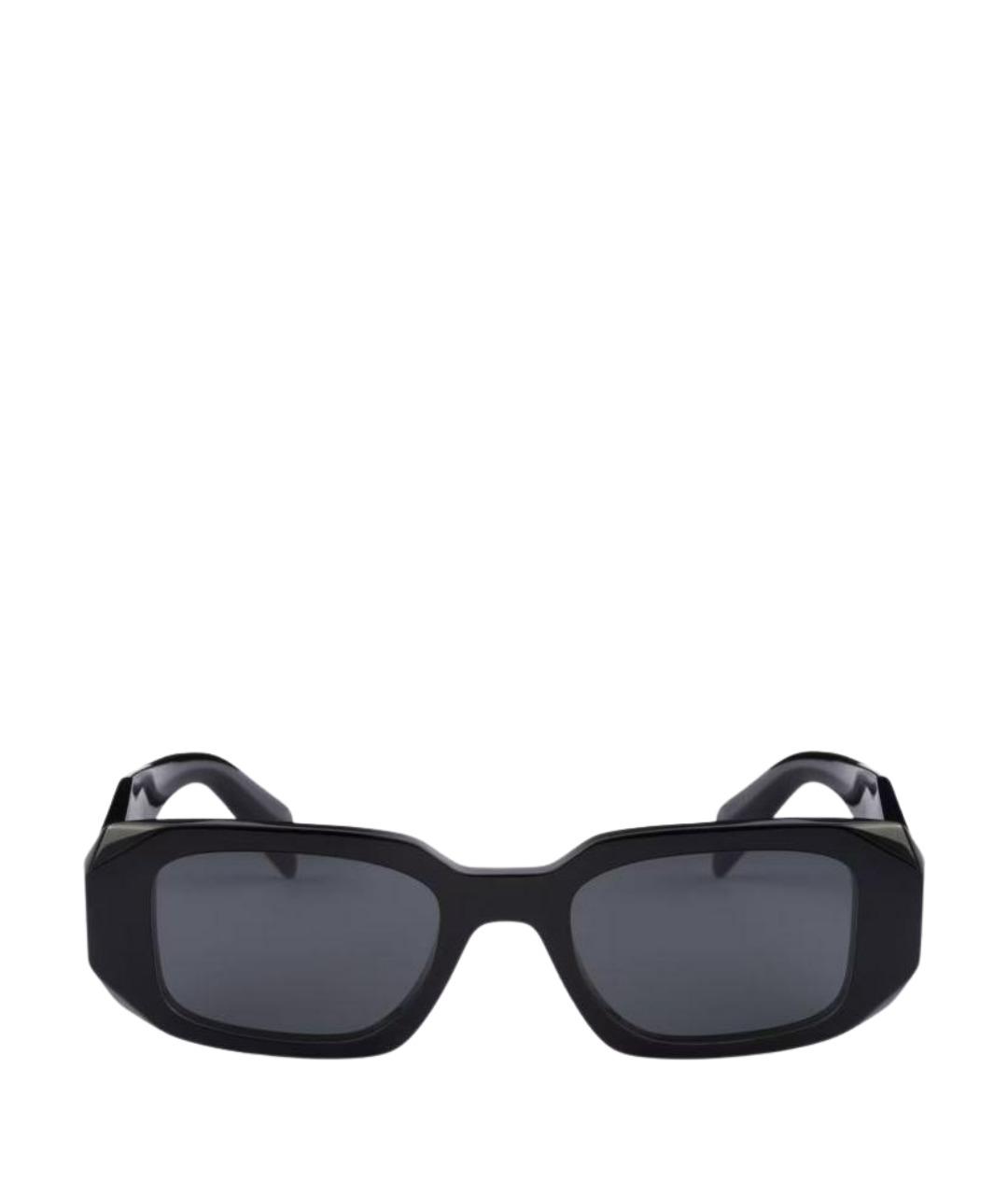 PRADA Черные пластиковые солнцезащитные очки, фото 1