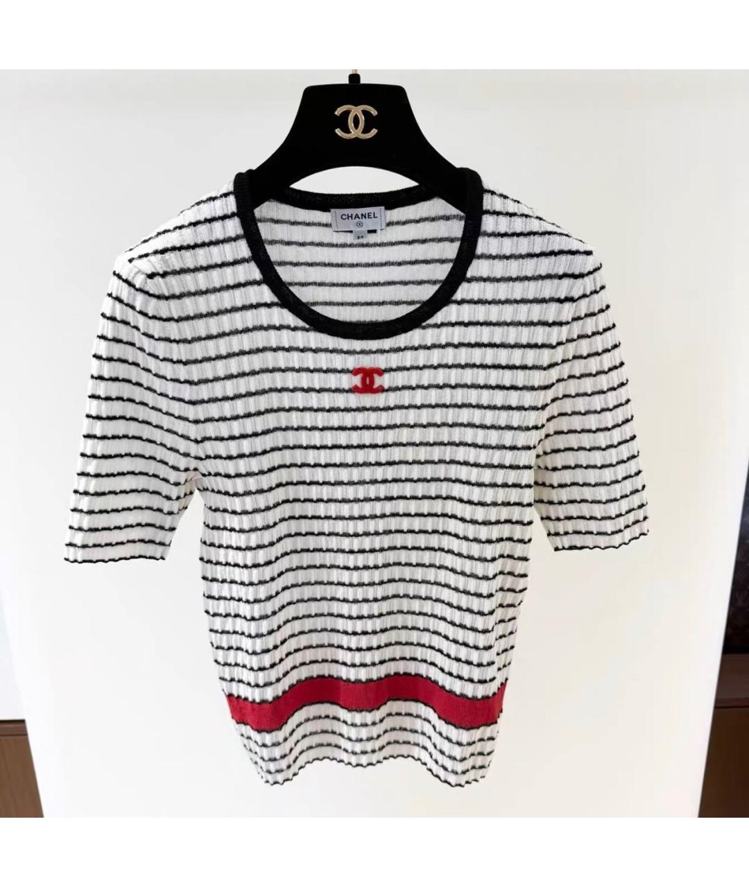 CHANEL Белая футболка, фото 2