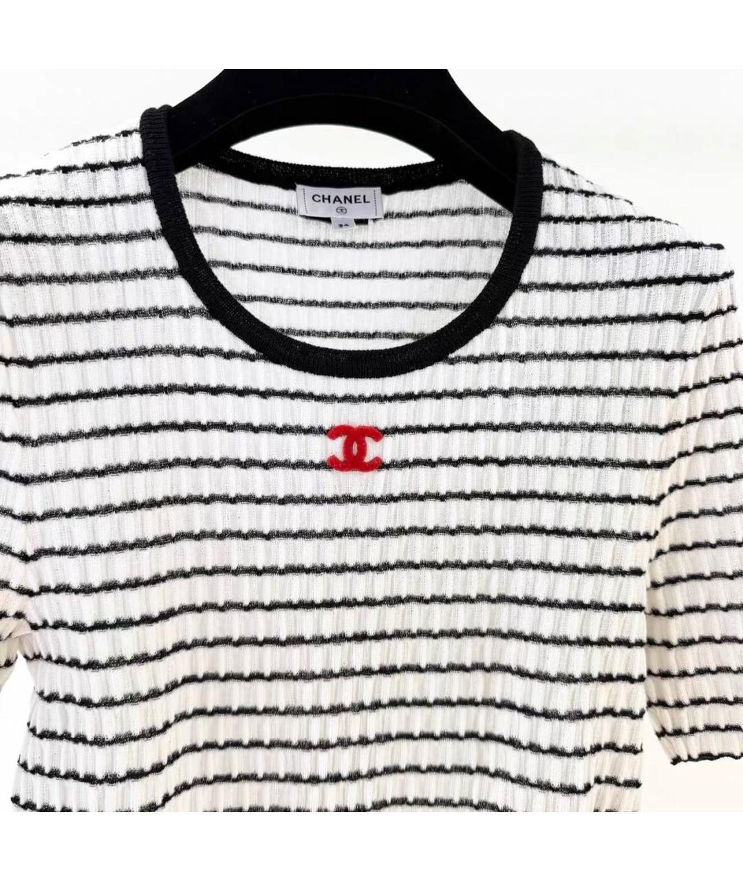 CHANEL Белая футболка, фото 3