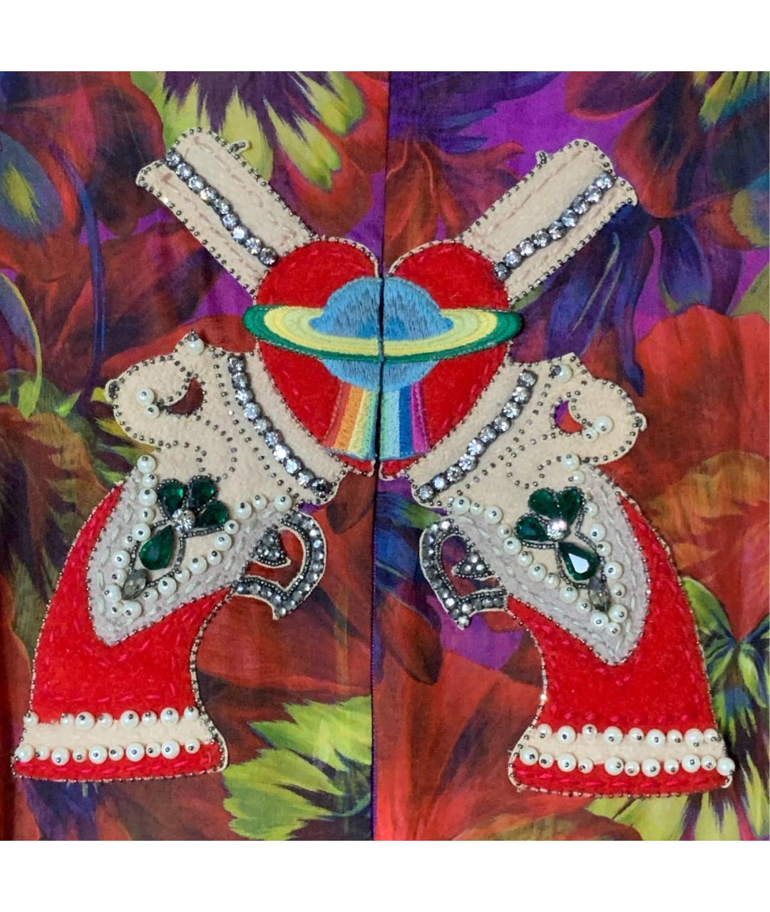 GUCCI Шелковое вечернее платье, фото 4