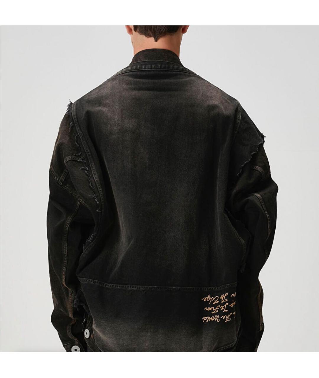 MAISON MIHARA YASUHIRO Черная хлопковая куртка, фото 2