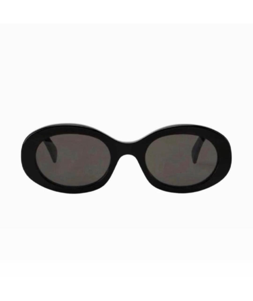 CELINE Черные пластиковые солнцезащитные очки, фото 3