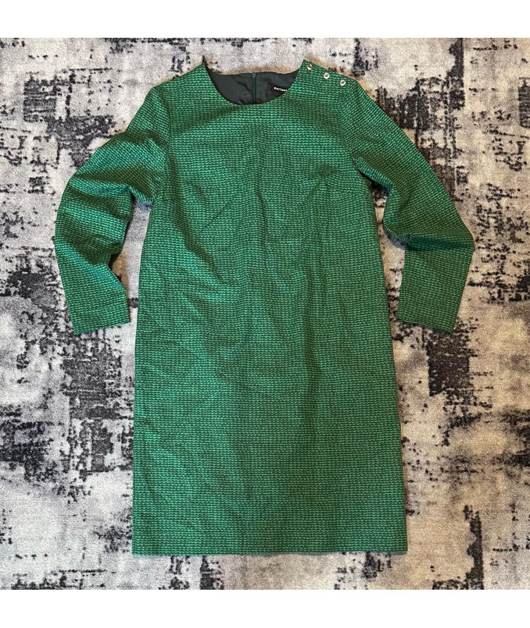 MARIMEKKO Зеленое полиэстеровое повседневное платье, фото 9