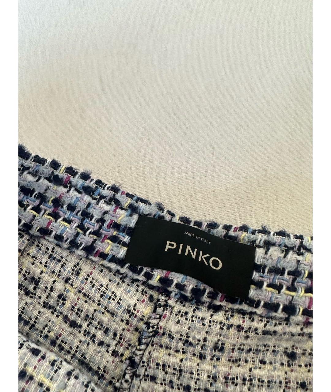 PINKO Мульти твидовые шорты, фото 4