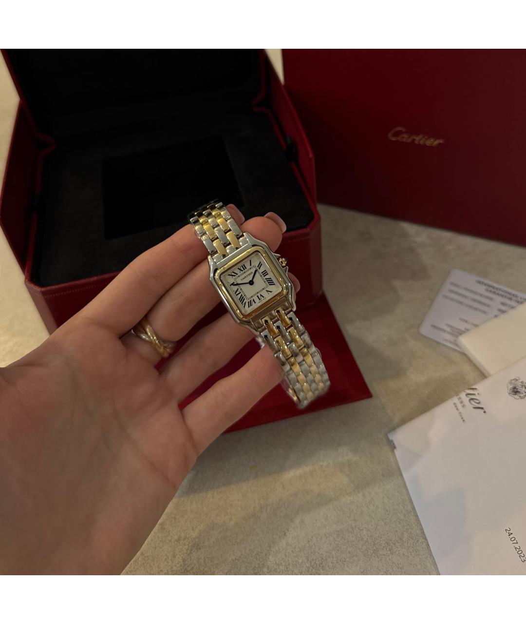CARTIER Золотые часы из желтого золота, фото 4