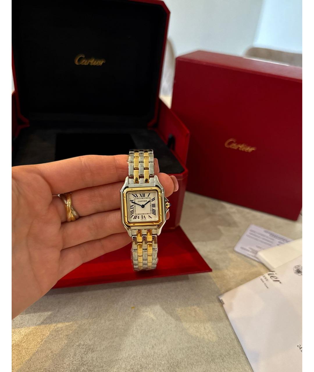 CARTIER Золотые часы из желтого золота, фото 2