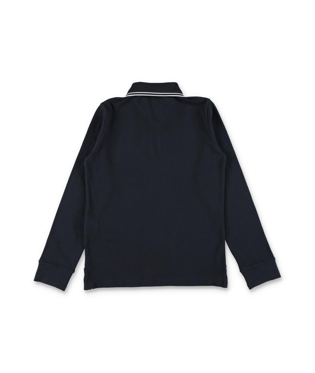STONE ISLAND Темно-синяя хлопковая детская рубашка, фото 3