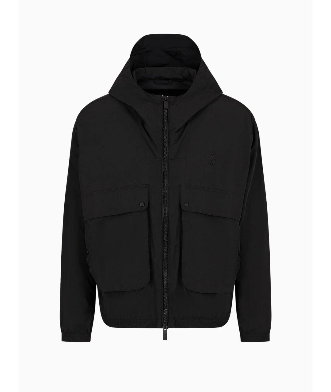 ARMANI EXCHANGE Черная нейлоновая куртка, фото 1
