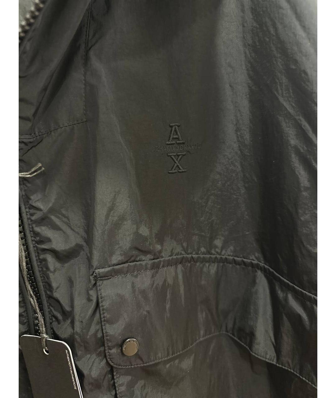 ARMANI EXCHANGE Черная нейлоновая куртка, фото 7