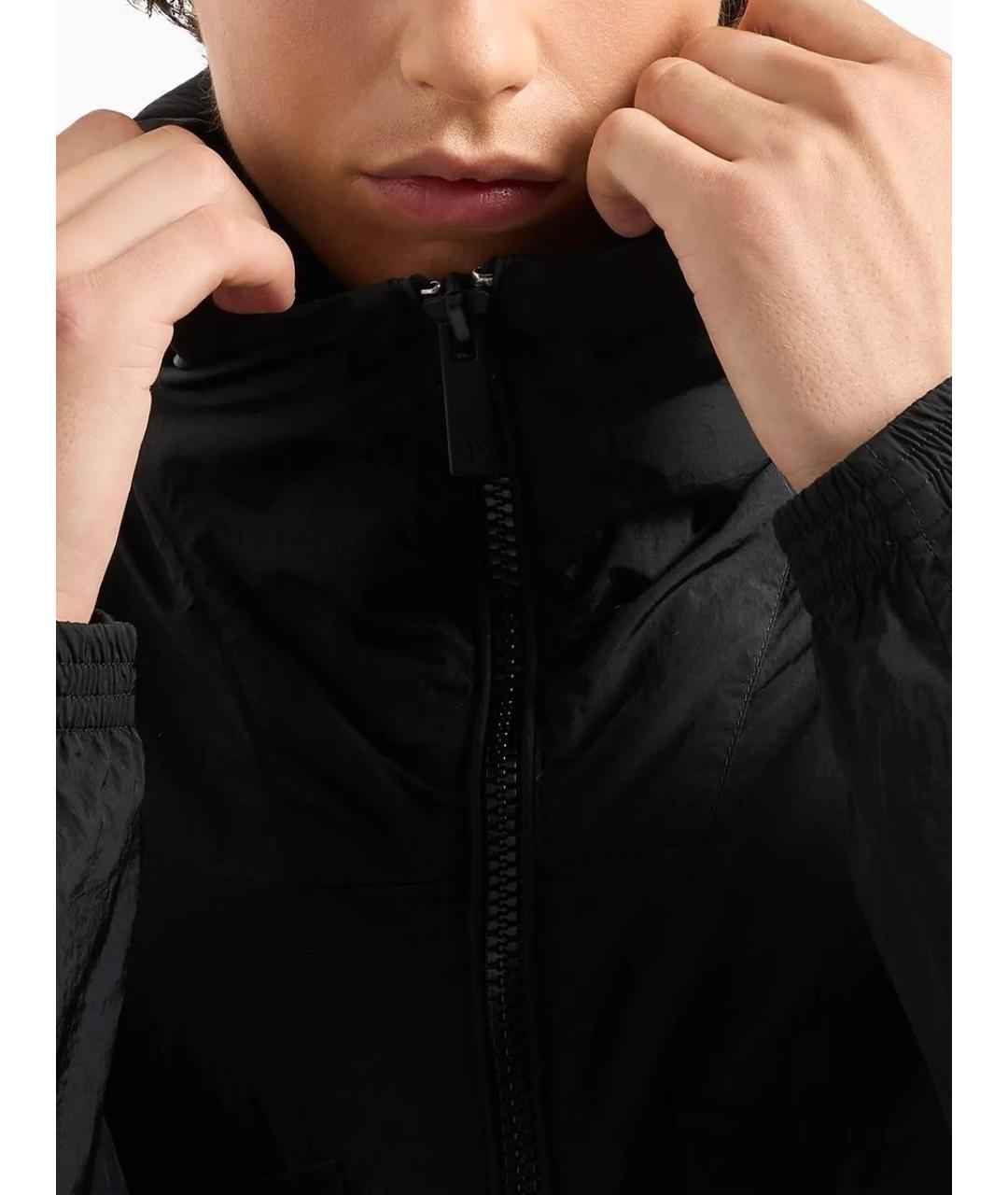 ARMANI EXCHANGE Черная нейлоновая куртка, фото 3