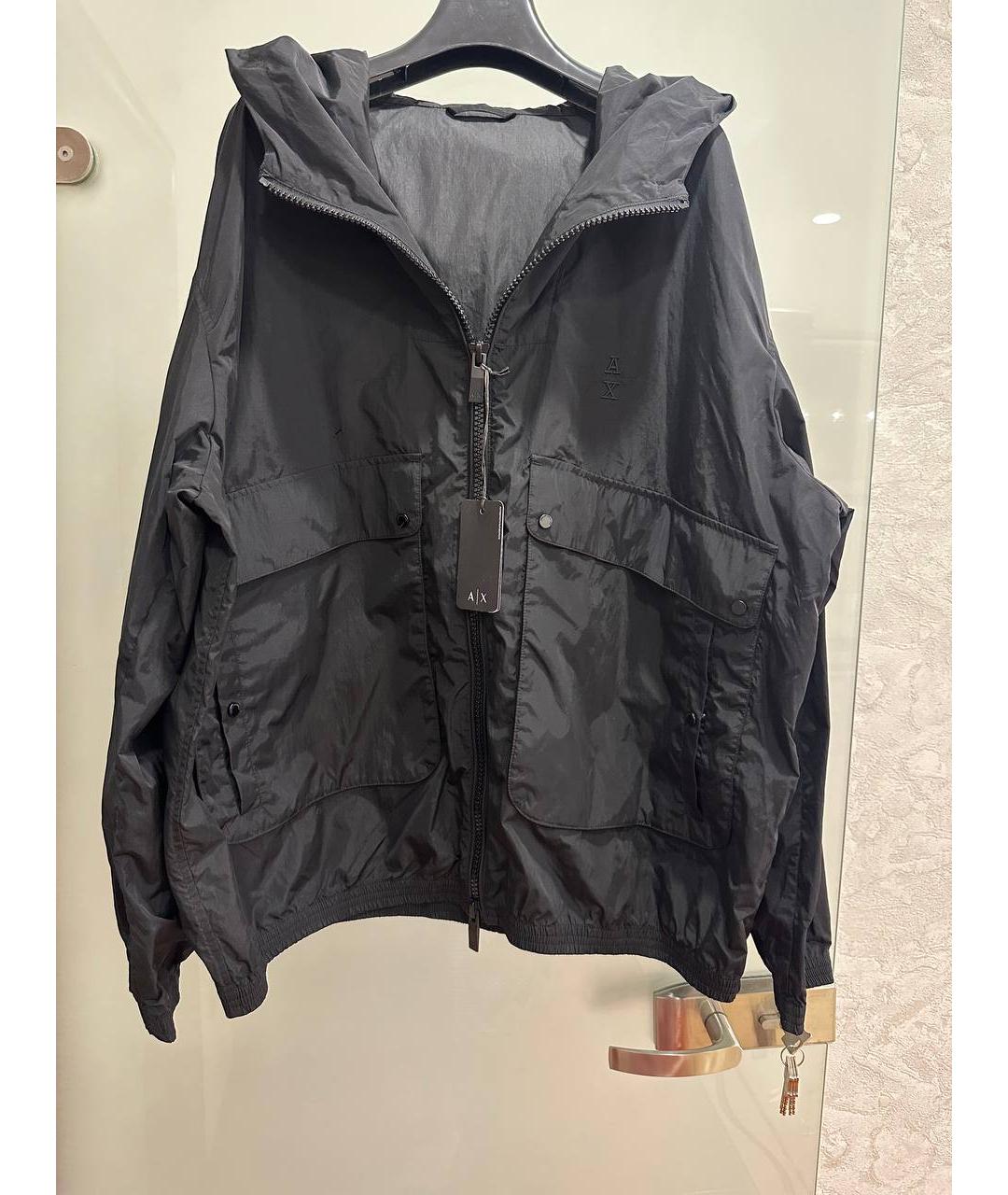 ARMANI EXCHANGE Черная нейлоновая куртка, фото 8