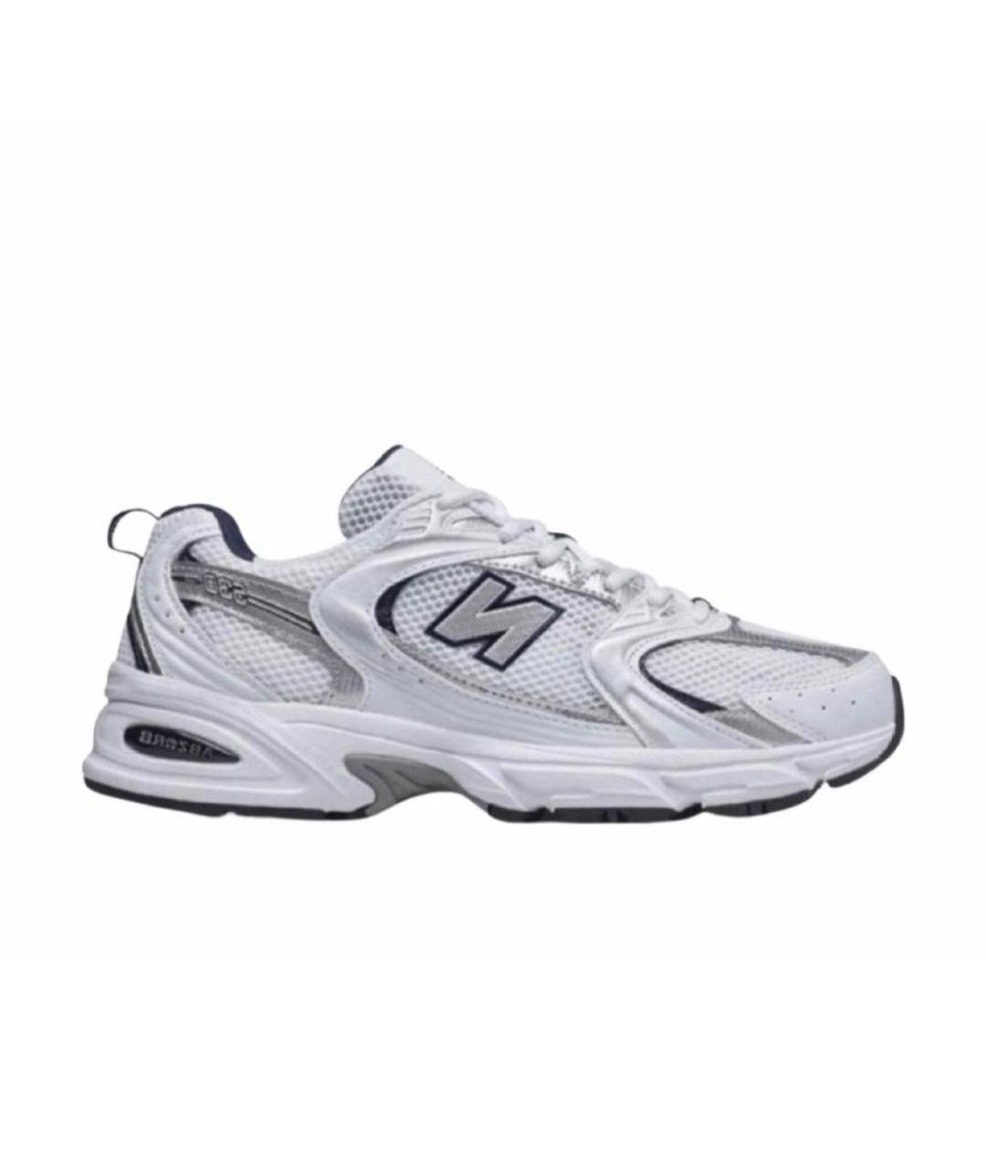 NEW BALANCE Белые текстильные кроссовки, фото 5