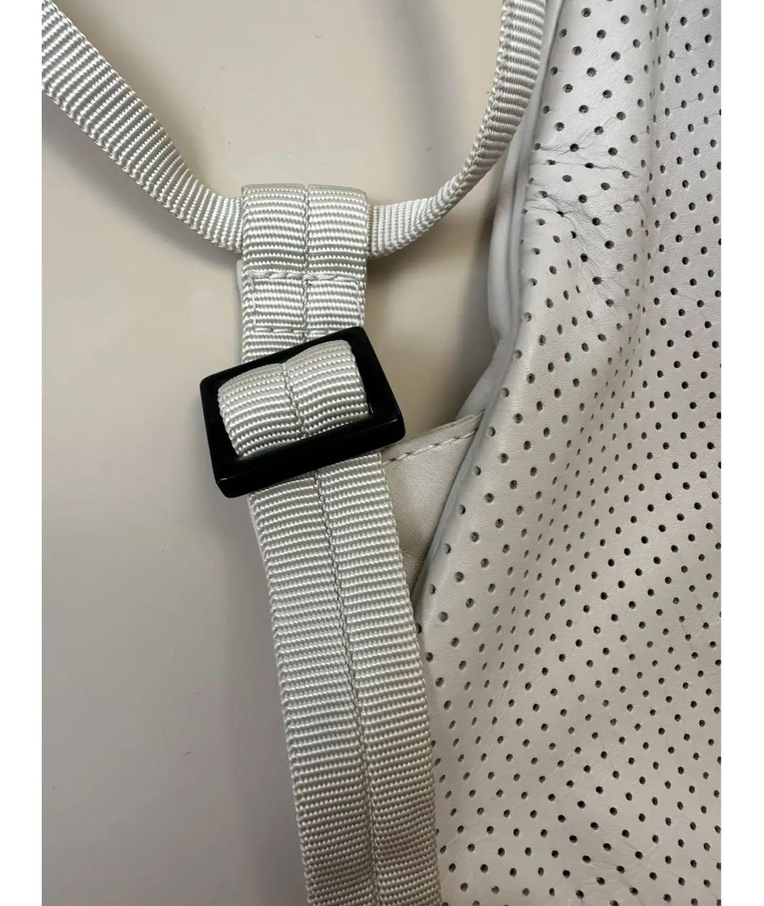BOTTEGA VENETA Бежевый кожаный рюкзак, фото 6