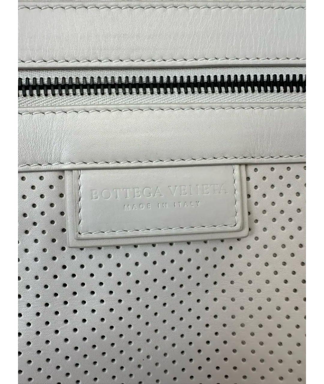 BOTTEGA VENETA Бежевый кожаный рюкзак, фото 8