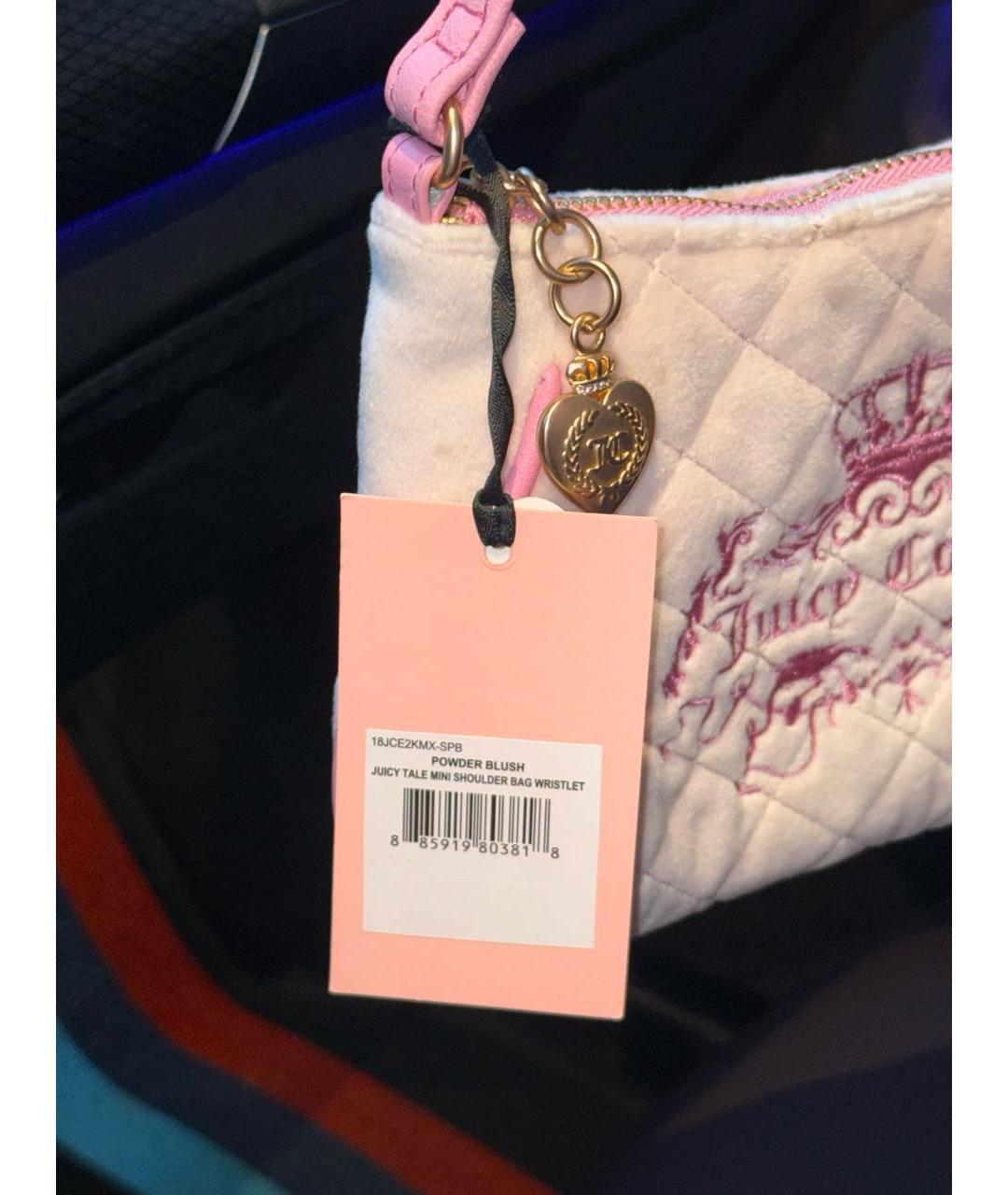 JUICY COUTURE Розовая сумка с короткими ручками, фото 3