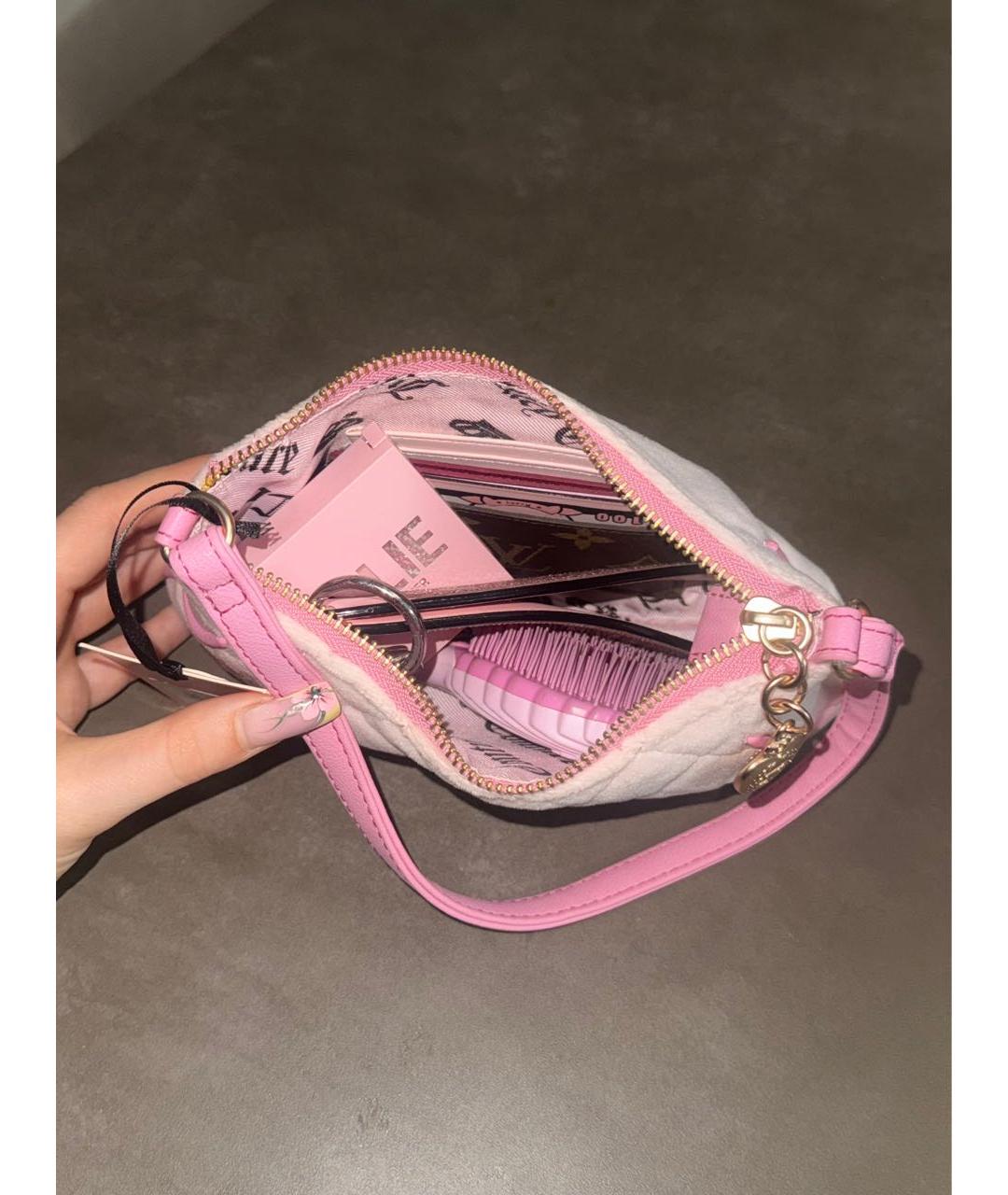 JUICY COUTURE Розовая сумка с короткими ручками, фото 5