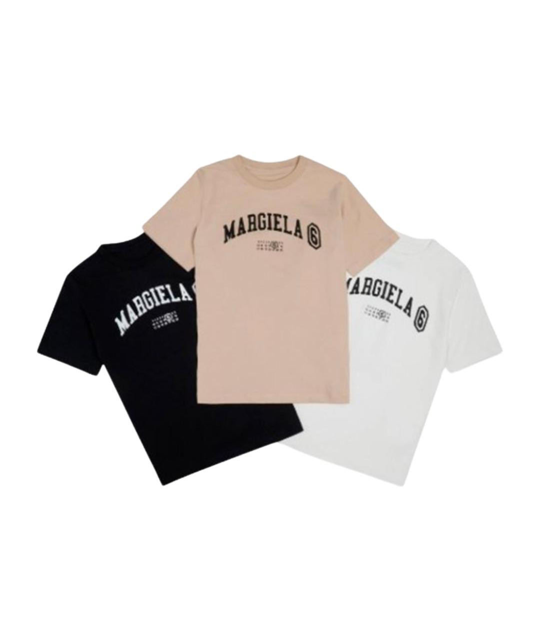 MAISON MARGIELA Мульти хлопковый детская футболка / топ, фото 1