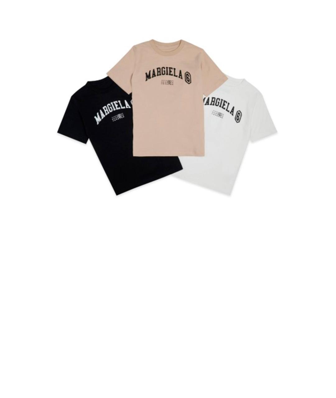 MAISON MARGIELA Мульти хлопковый детская футболка / топ, фото 4