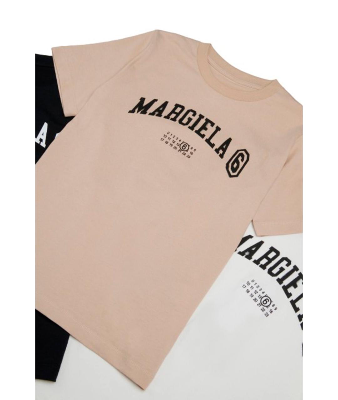 MAISON MARGIELA Мульти хлопковый детская футболка / топ, фото 3