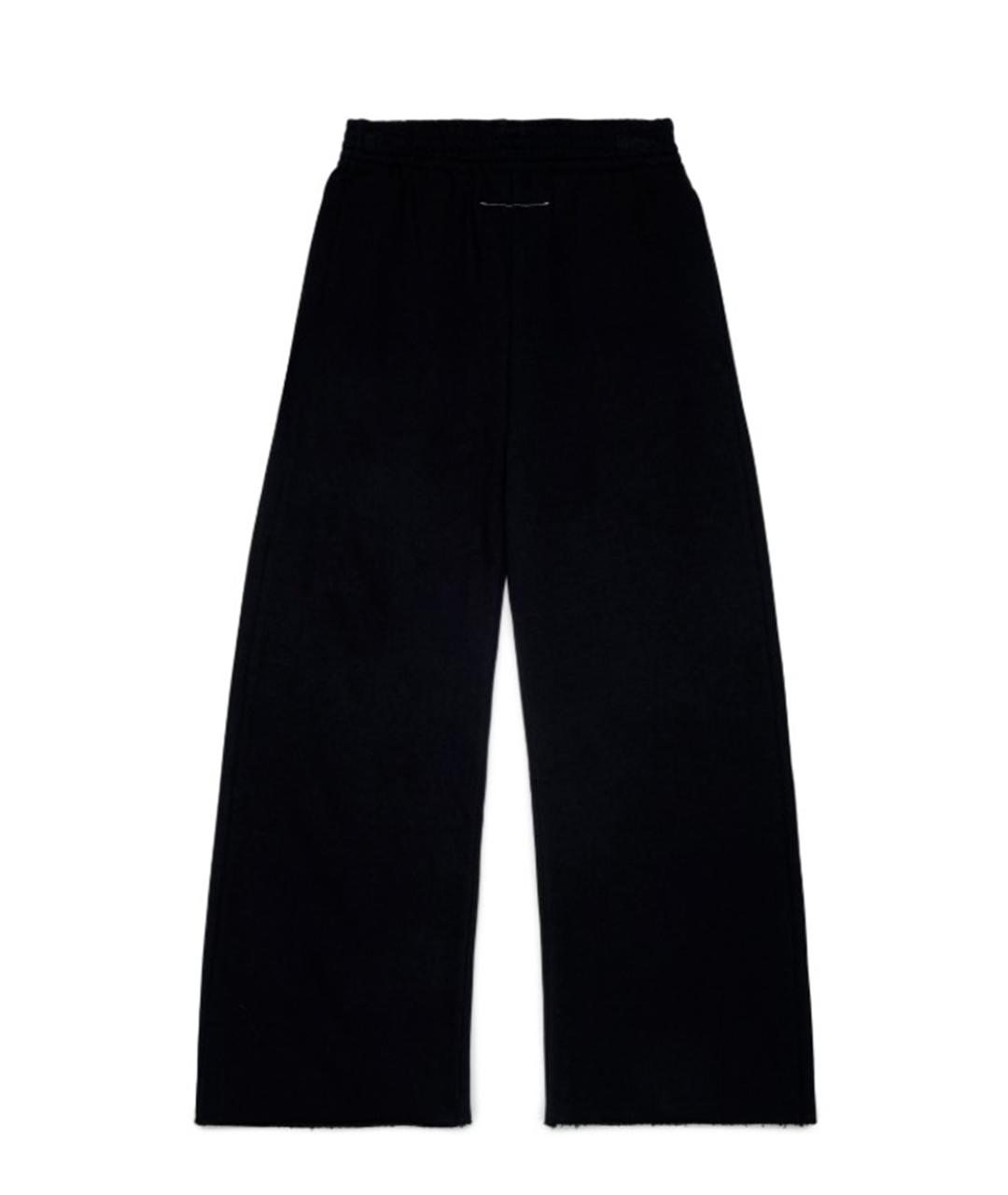 MAISON MARGIELA Черные хлопковые брюки и шорты, фото 2