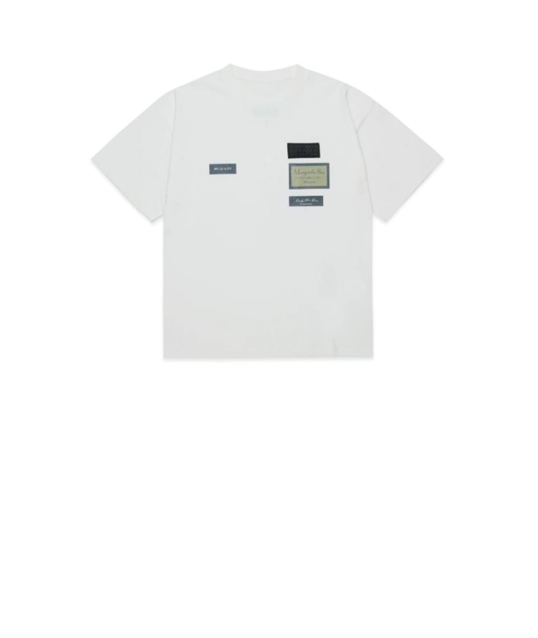MAISON MARGIELA Белая хлопковая детская футболка, фото 1
