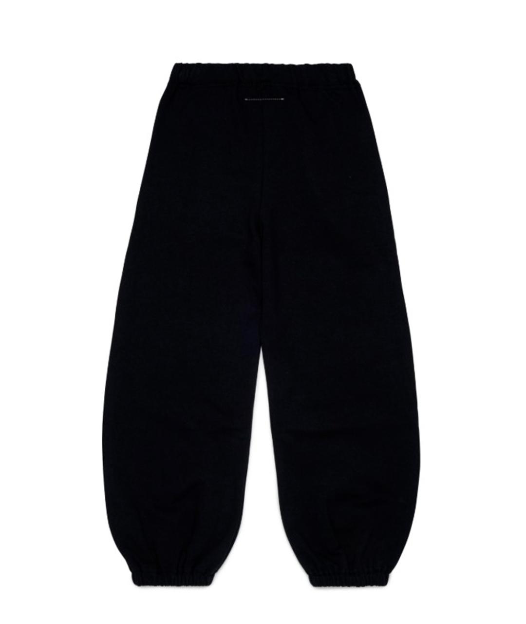 MAISON MARGIELA Черные хлопковые брюки и шорты, фото 2